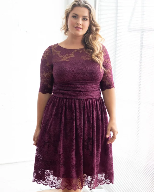 Luna Lace Dress | PLUM WINE