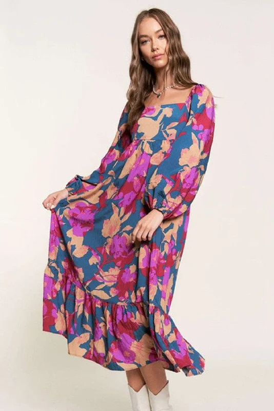 Flowy Floral Dress