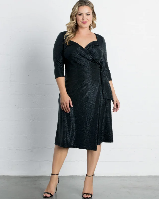 Socialite Sweetheart Dress | BLACK SHIMMER
