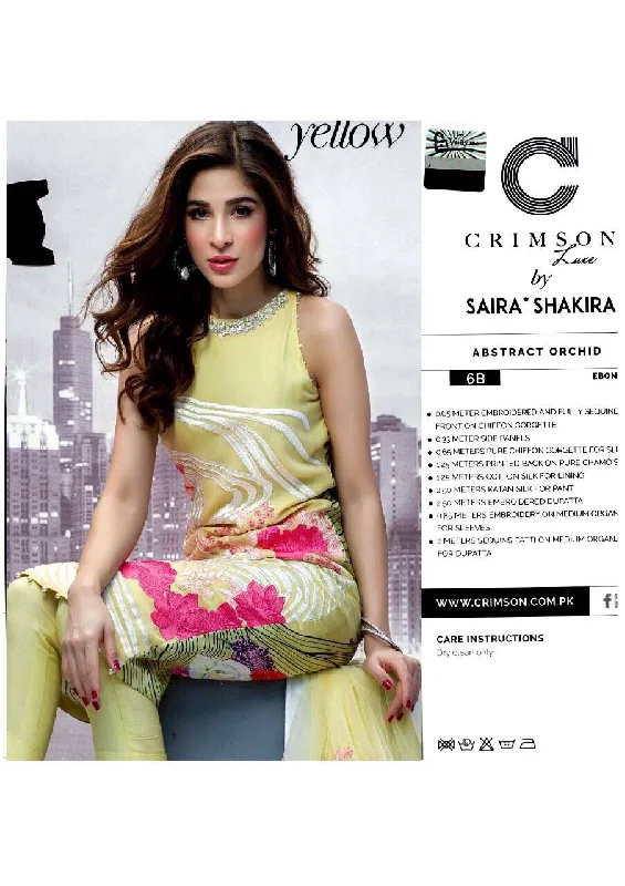 Beautiful chiffon dress by crimson in light green color Model#C 805