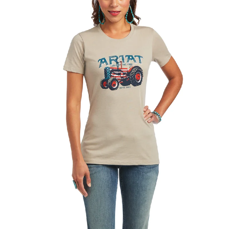 Ariat Women's Tractor Tshirt Cozy Loose Fit Short Sleeve