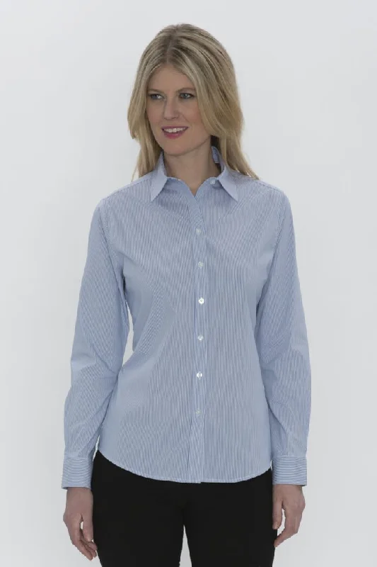 COAL HARBOUR® MINI STRIPE STRETCH WOVEN LADIES' SHIRT Comfortable Summer Short Shirt COAL HARBOUR® MINI STRIPE STRETCH WOVEN LADIES' SHIRT Comfortable Summer Short Shirt