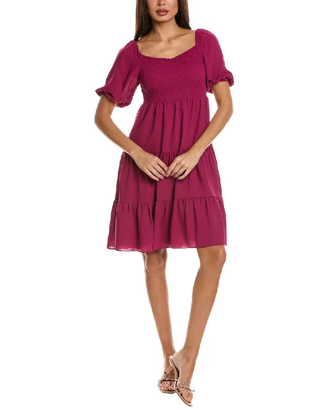 Nanette Nanette Lepore Tiered Midi Dress Trendy Knit Midi Dress