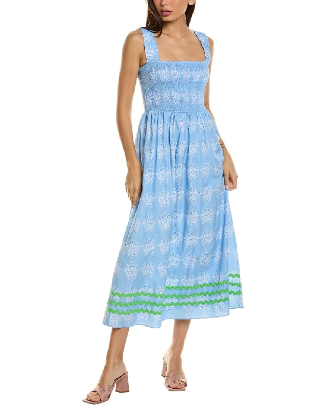 Sail to Sable Spaghetti Strap Midi Dress Trendy Boho Midi Dress