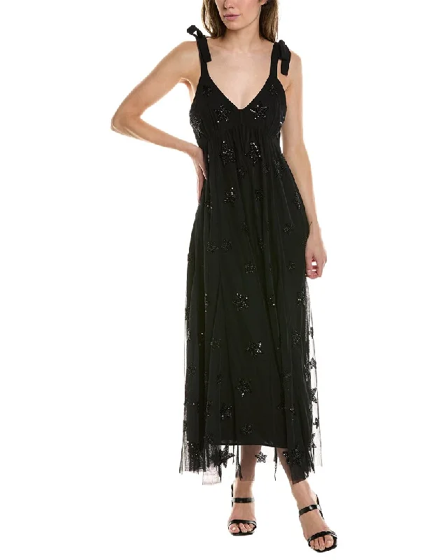 Saltwater Luxe Nikita Midi Dress Elegant Velvet Midi Dress