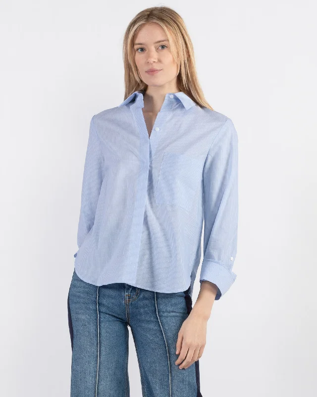 The Boyfriend Shirt Classic Solid Short Shirt