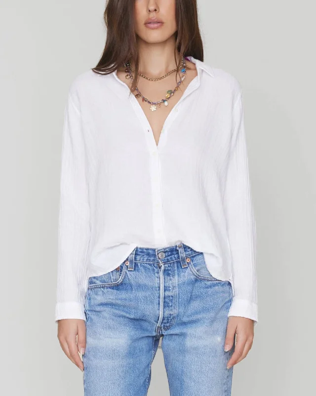 Scout Shirt Elegant Draped Short Shirt