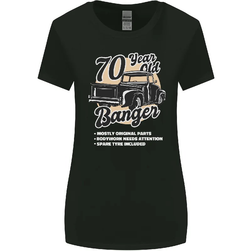 70 Year Old Banger Birthday 70th Year Old Womens Wider Cut T-Shirt Cashmere Blend Cotton Blend Poly Blend 70 Year Old Banger Birthday 70th Year Old Womens Wider Cut T-Shirt Cashmere Blend Cotton Blend Poly Blend