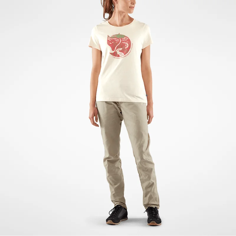 Arctic Fox Print T-shirt W Lace Blend Ribbed Blend Corduroy Blend