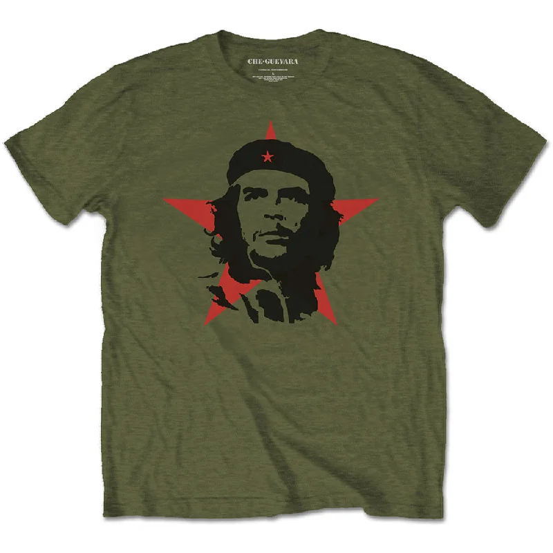 Che Guevara | Official Band T-Shirt | Military Graphic T-Shirt Round Neck Polyester