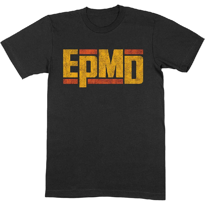 EPMD | Official Band T-shirt | Distressed Classic Logo Rayon Velvet Corduroy