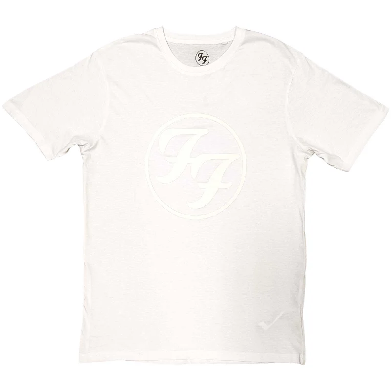 Foo Fighters | Official Band T-Shirt | FF Logo (Hi-Build) Wool Fabric Cashmere Fabric Tweed Fabric Foo Fighters | Official Band T-Shirt | FF Logo (Hi-Build) Wool Fabric Cashmere Fabric Tweed Fabric