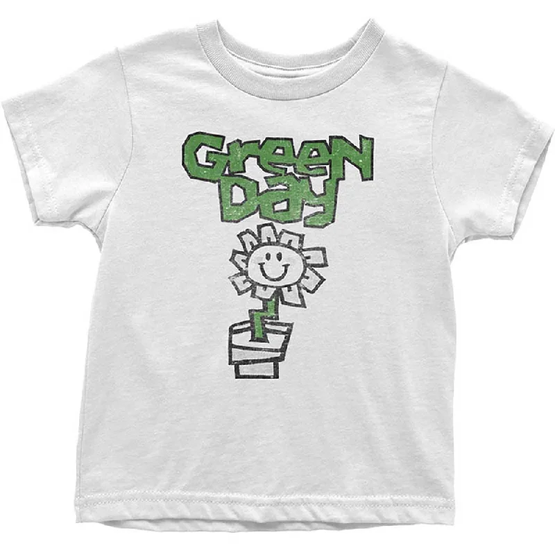 Green Day Kids T-Shirt: Flower Pot Layered Multi-layer Single Layer