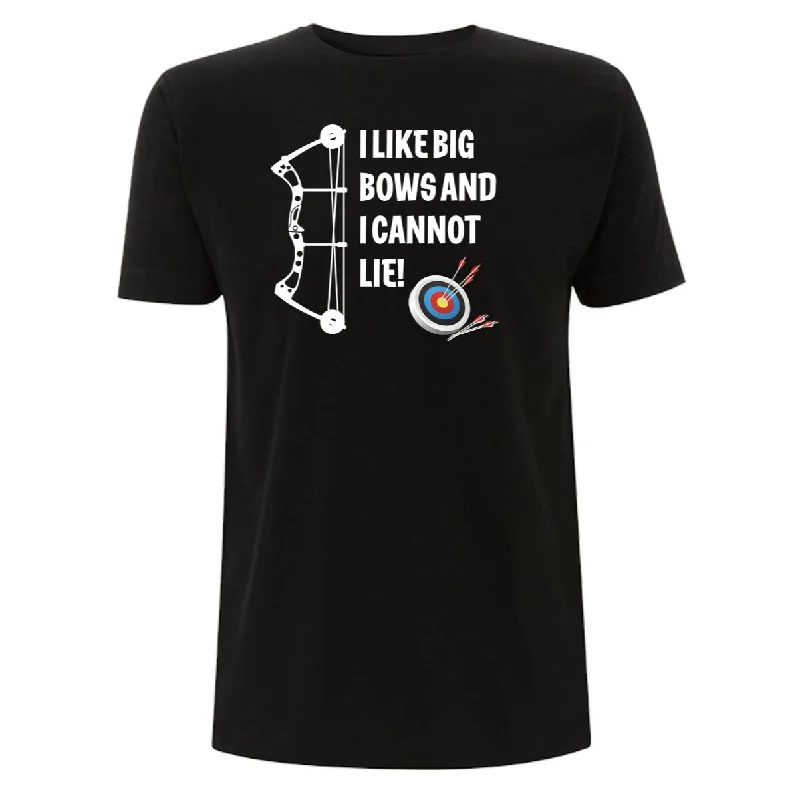 I Like Big Bows T-Shirt Collared Crew Neck Turtle Neck