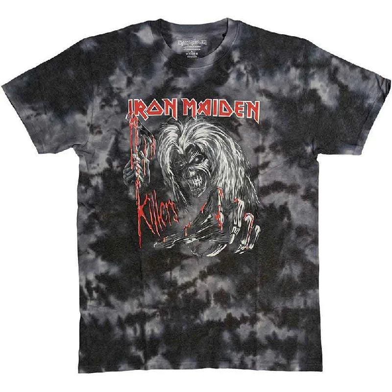 Iron Maiden | Official Band T-Shirt | Ed Kills Again Mesh Canvas Denim