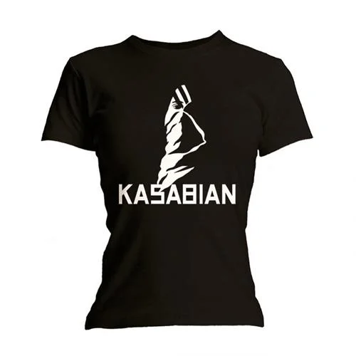 Kasabian Ladies T-Shirt: Ultra (Skinny Fit) Cotton Fabric Linen Fabric Terry Fabric