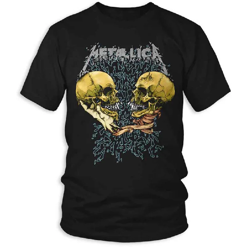 Metallica | Official Band T-Shirt | Sad But True (Back Print) Collared T-Shirt Boat Neck A-Line