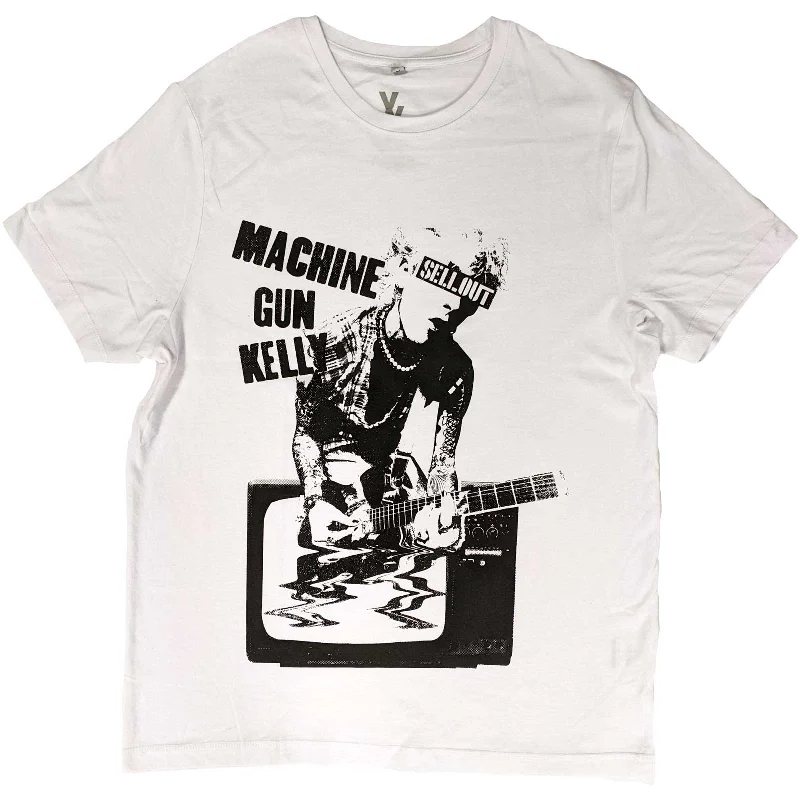 Machine Gun Kelly | Official Band T-Shirt | TV Warp Seamless Knitted Crochet
