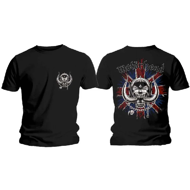 Motorhead | Official Band T-Shirt | British Warpig & Logo (Back Print) Mesh Canvas Denim Motorhead | Official Band T-Shirt | British Warpig & Logo (Back Print) Mesh Canvas Denim
