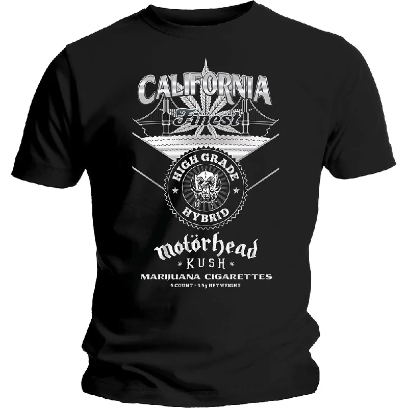 Motorhead | Official Band T-Shirt | Kush Houndstooth Herringbone Solid
