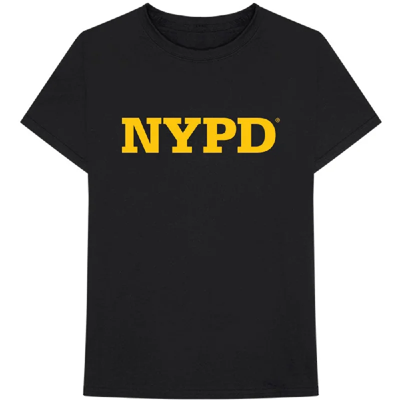 New York City | Official Band T-Shirt | NYPD Text Logo Fleece Fabric Down Fabric Feather Fabric New York City | Official Band T-Shirt | NYPD Text Logo Fleece Fabric Down Fabric Feather Fabric