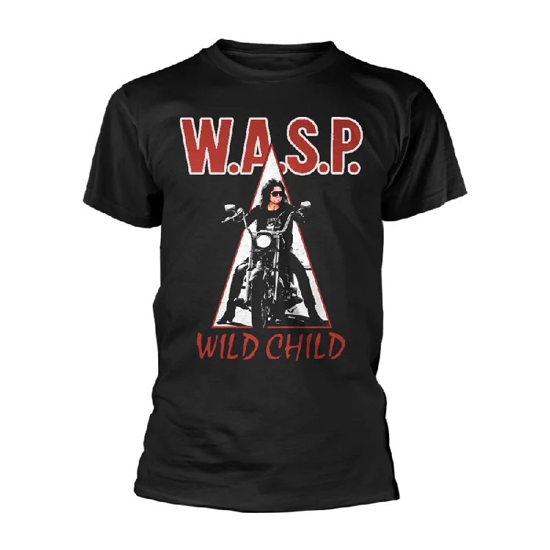 W.A.S.P. Unisex T-shirt: Wild Child Anti-Pilling Machine Wash Handmade