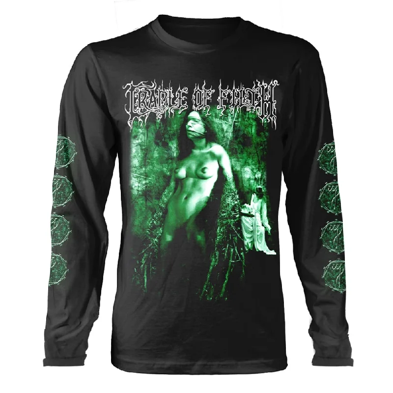 Cradle Of Filth Unisex Long Sleeved T-shirt: Graven Sin (back print) Ribbed Striped Patterned Cradle Of Filth Unisex Long Sleeved T-shirt: Graven Sin (back print) Ribbed Striped Patterned