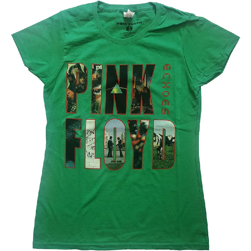 Pink Floyd Ladies T-Shirt: Echoes Album Montage Jersey Fabric Tulle Fabric Batik Fabric Pink Floyd Ladies T-Shirt: Echoes Album Montage Jersey Fabric Tulle Fabric Batik Fabric
