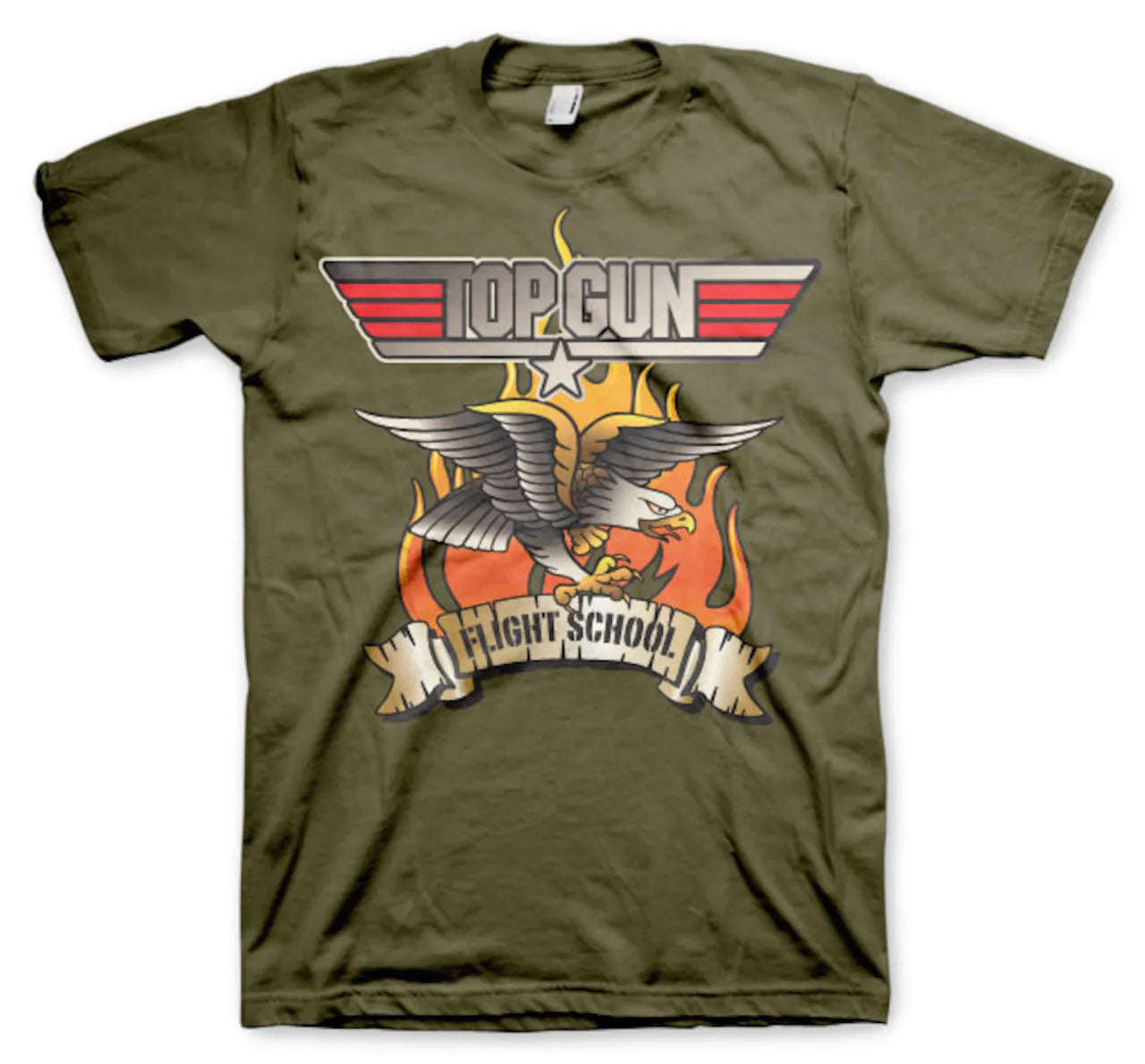 Top Gun | Official Band T-Shirt | Flying Eagle Satin Blend Silk Blend Wool Blend