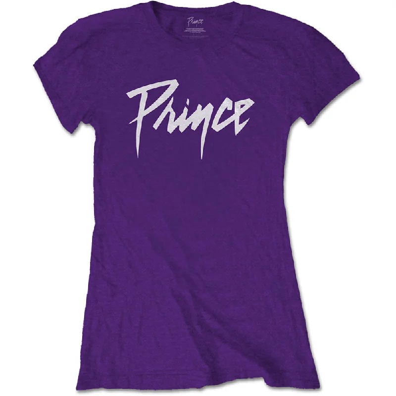 Prince Ladies T-Shirt: Logo Oversized T-Shirt Spandex breathable