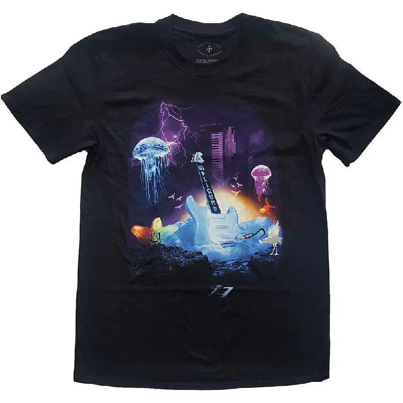Prince | Official Band T-Shirt | Lotus Flower (Back Print) Mesh Fabric Canvas Fabric Denim Fabric Prince | Official Band T-Shirt | Lotus Flower (Back Print) Mesh Fabric Canvas Fabric Denim Fabric