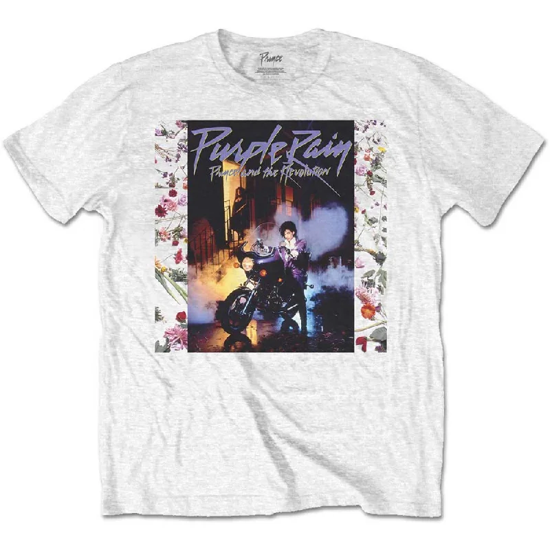 Prince | Official Band T-Shirt | Purple Rain Album Spandex Blend Rayon Blend Denim Blend Prince | Official Band T-Shirt | Purple Rain Album Spandex Blend Rayon Blend Denim Blend
