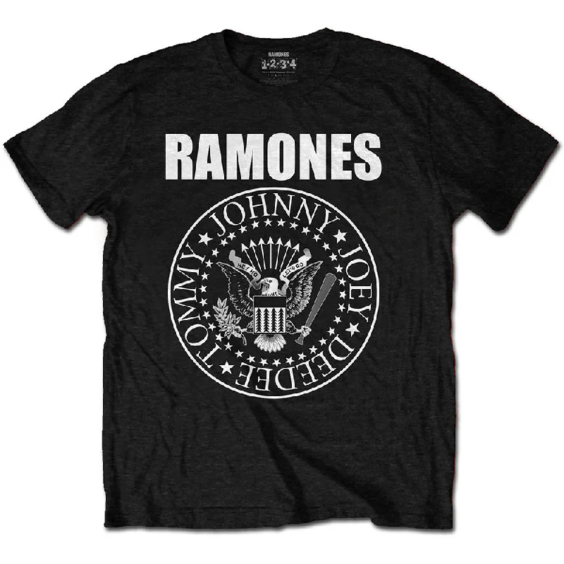 Ramones | Official Band T-shirt | Presidential Seal Faux Fur Fabric Real Fur Fabric Shearling Fabric