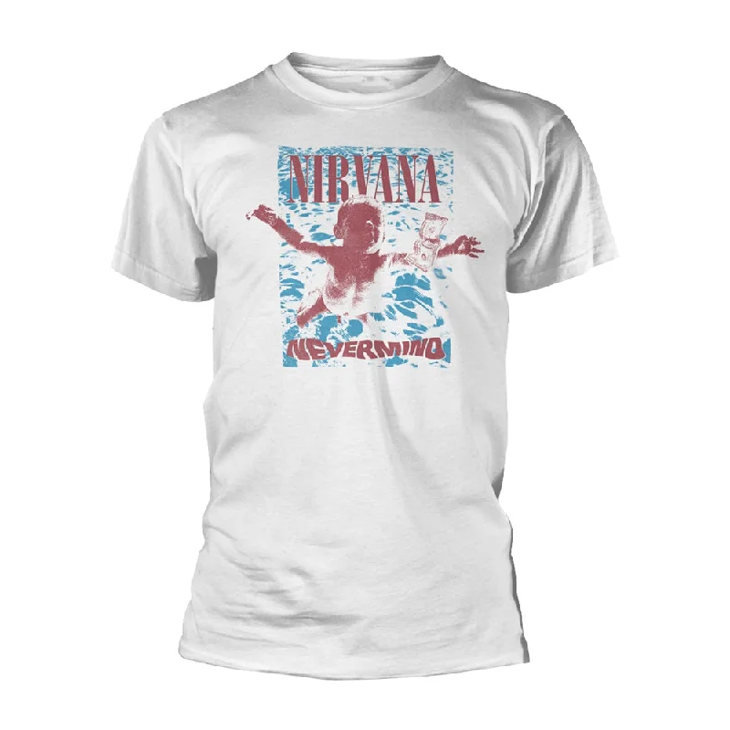 Nirvana Unisex T-shirt: Nevermind Underwater Polka Dot Checkered Tartan