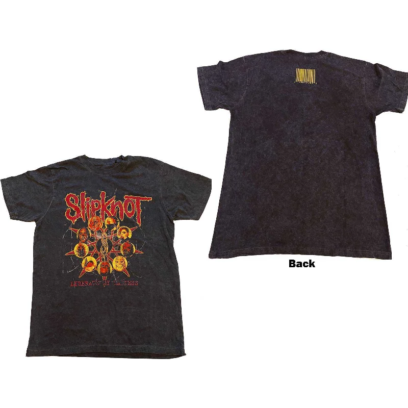 Slipknot Kids T-Shirt: Liberate (Wash Collection & Back Print) Fitted T-Shirt Seamless Stretchy Slipknot Kids T-Shirt: Liberate (Wash Collection & Back Print) Fitted T-Shirt Seamless Stretchy