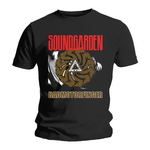 Soundgarden | Official Band T-Shirt | Badmotorfinger V.2 Handmade Hand-knitted Hand-woven Soundgarden | Official Band T-Shirt | Badmotorfinger V.2 Handmade Hand-knitted Hand-woven