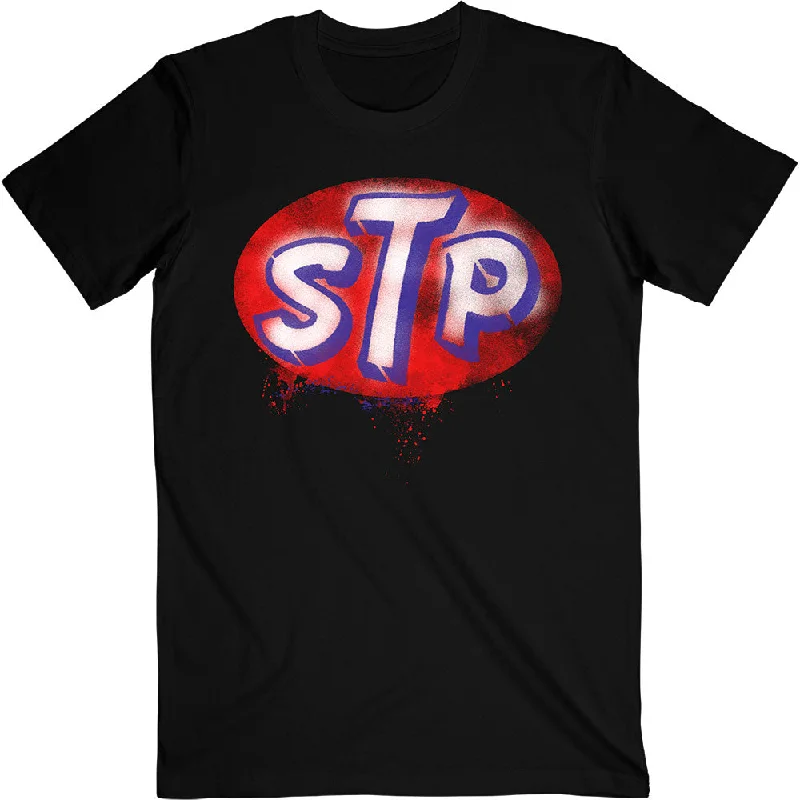 Stone Temple Pilots | Official Band T-Shirt | Red Logo Basic T-Shirt Crew Neck Short Sleeve Stone Temple Pilots | Official Band T-Shirt | Red Logo Basic T-Shirt Crew Neck Short Sleeve