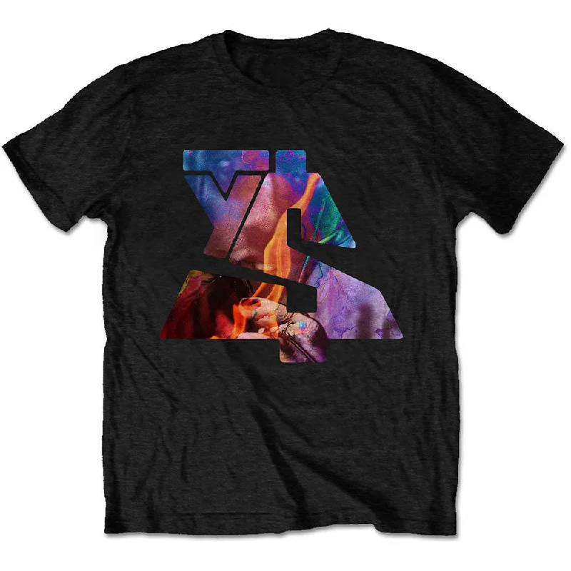 Ty Dolla Sign | Official Band T-Shirt | Filled In Logo Hooded Caped Shawl Collar