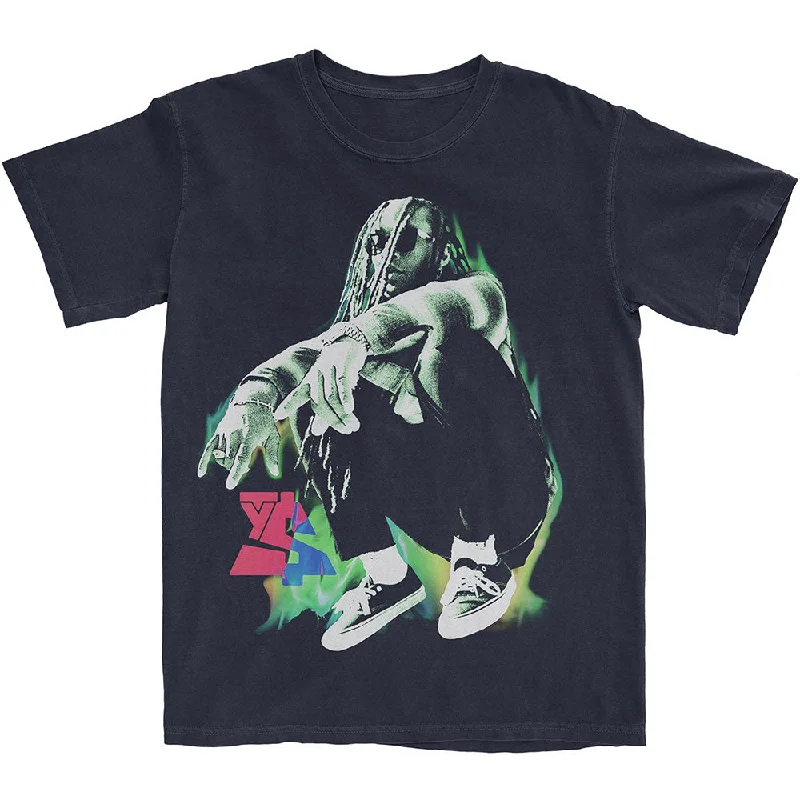Ty Dolla Sign | Official Band T-Shirt | Inferno Houndstooth Herringbone Solid