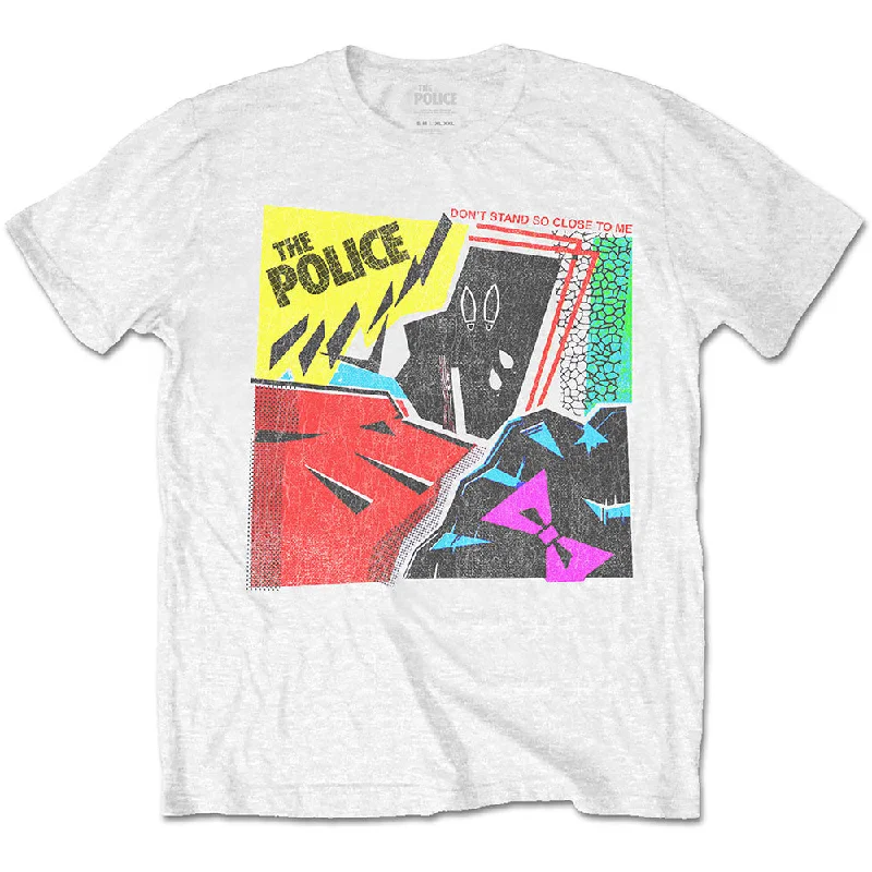 The Police | Official Band T-Shirt | Don't Stand Oversized T-Shirt Spandex breathable