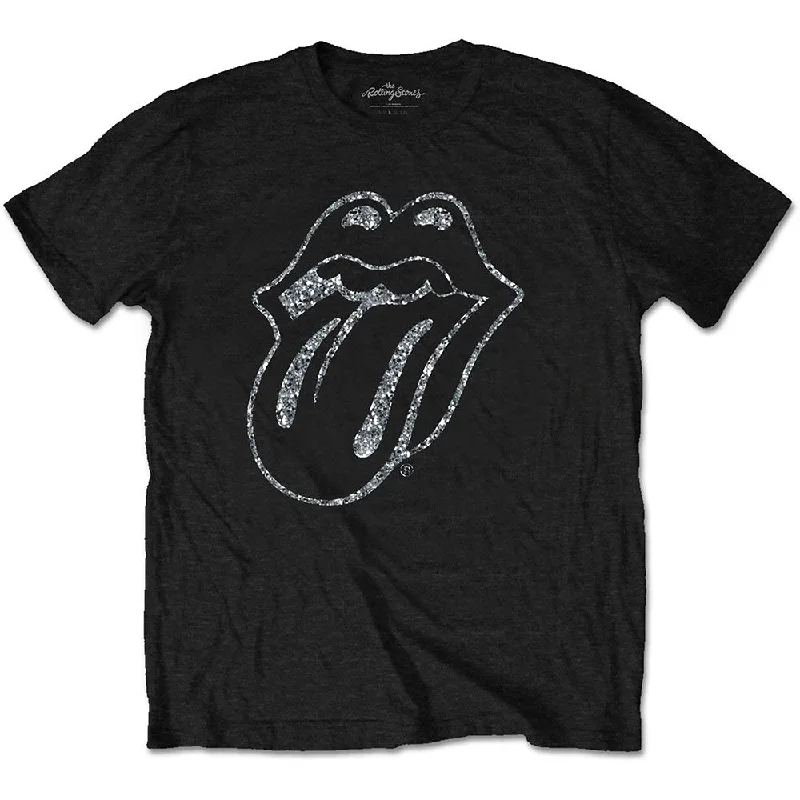 The Rolling Stones | Official Band T-Shirt | Tongue (Diamante) Lace Blend Ribbed Blend Corduroy Blend The Rolling Stones | Official Band T-Shirt | Tongue (Diamante) Lace Blend Ribbed Blend Corduroy Blend