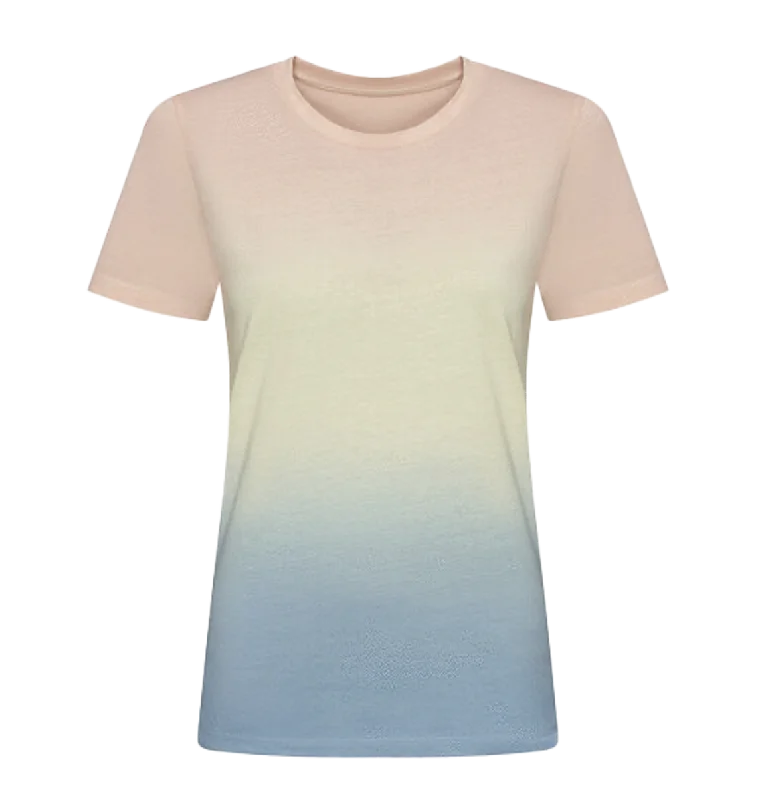 Tie Dye Pastel Sunset Dip T-Shirt Cashmere Blend Cotton Blend Poly Blend