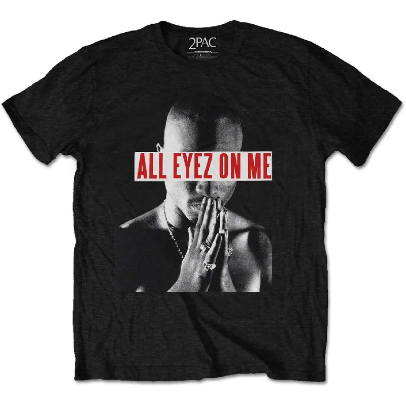 Tupac | Official T-Shirt | Eyez On Me Solid Color Striped Floral