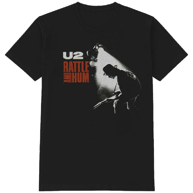 U2 | Official Band T-Shirt | Rattle & Hum Sequined Glittery Shiny