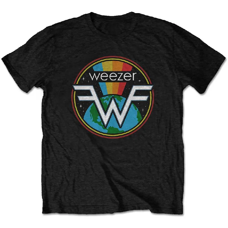 Weezer | Official Band T-Shirt | Symbol Logo Zippered Front Buttoned Front Snap Front