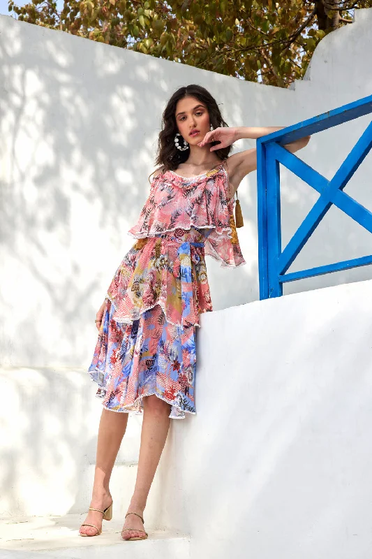 Zoella Midi Dress Trendy Smocked Waist Midi Dress