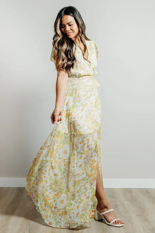 Send Flowers Maxi Dress Classic Strapless Maxi Dress