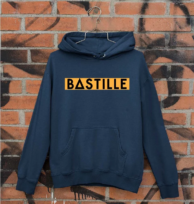 Bastille Unisex Hoodie for Men/Women Hoodie with Hem Applique Textured Unique