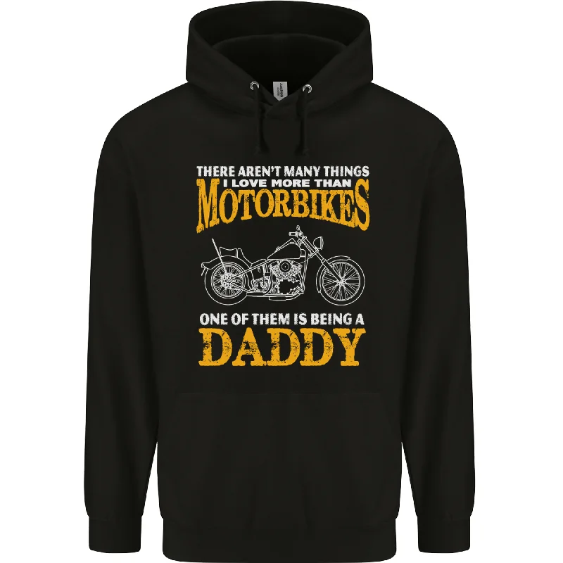 Being a Daddy Biker Motorcycle Motorbike Mens 80% Cotton Hoodie Hoodie with Camouflage Military Edgy