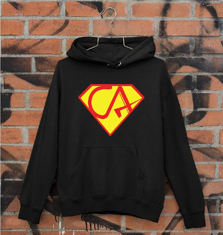 Chartered Accountants(CA) Unisex Hoodie for Men/Women Hoodie with Hood Adjustable Protection